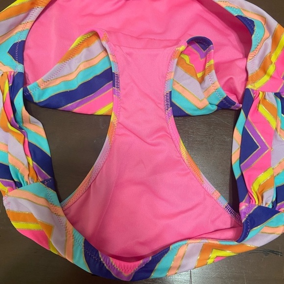 Victoria's Secret two piece multi color bikini swimsuit - Picture 3 of 5